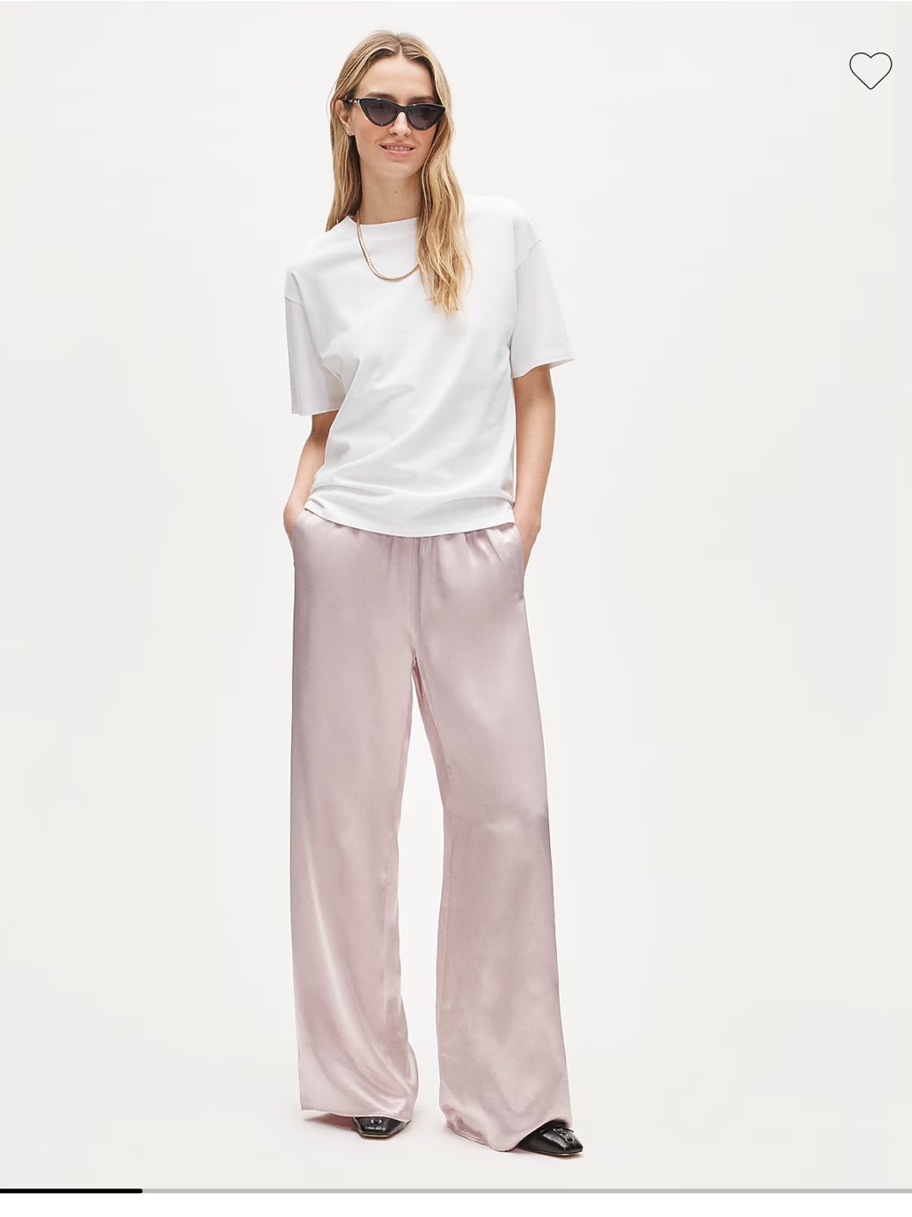 J.Crew Cosmo Pant In Luster Charmeuse